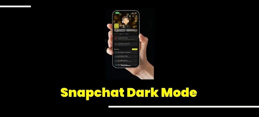 Snapchat dark mode